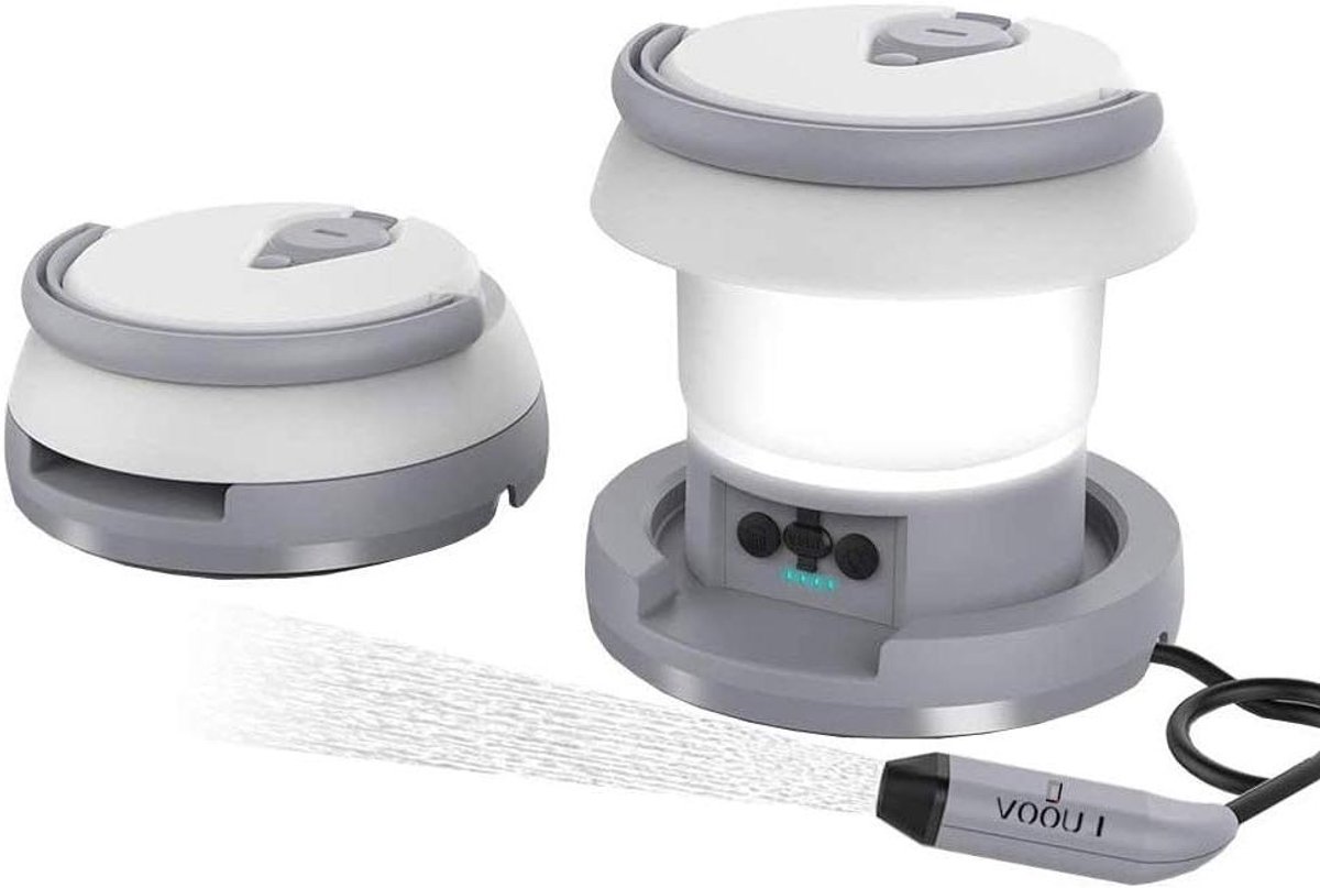 Elektrisch bidet voor camping en onderweg - draagbaar en oplaadbaar met licht - geschikt voor handicaps, ziekenhuizen, senioren - ideaal voor wandelen en vissen