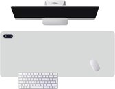Verwarmde muisma - Verwarmde Bureau Onderlegger - 90 x 36 cm - Waterdichte - 5 temperatuurstanden - Automatische uitschakeling na 4 uur - 30-50°C - Bureau Organizer - Bureaumat - Bureau Accessoires - Geschikt voor thuis/kantoor - Grijsachtig wit