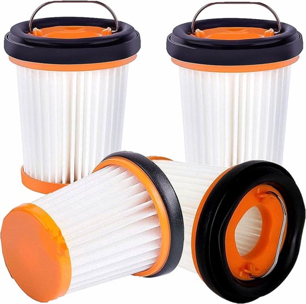 Geschikt voor Shark W1, W2, W3, WV200, WV201, WV205, WV220 draadloze handstofzuigers - Stofzuiger onderhoud en reinigings accessoires4-pack WV201 stofzuigerfilters