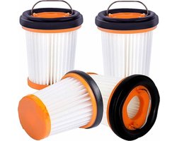 Geschikt voor Shark W1, W2, W3, WV200, WV201, WV205, WV220 draadloze handstofzuigers - Stofzuiger onderhoud en reinigings accessoires4-pack WV201 stofzuigerfilters