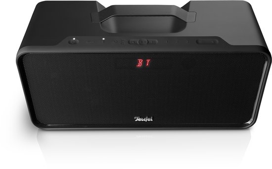 Teufel BOOMSTER 4 Robuuste Bluetooth-luidspreker met 2.1-stereosysteem Geluidssysteem DAB+ en FM-RDS-radio, tot 23 uur batterijduur, bescherming tegen spatwater volgens IPX5-norm, USB-C - nachtzwart van Merkloos — afbeelding 3