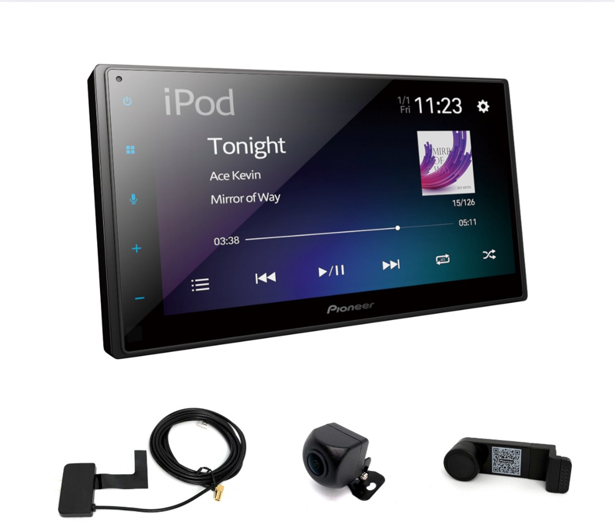 Pioneer SPH-DA160DAB | 6,8″ multimedia autoradio | Apple CarPlay | Android Auto | DAB+ & Bluetooth | Inclusief DAB+ Antenne – foto 7