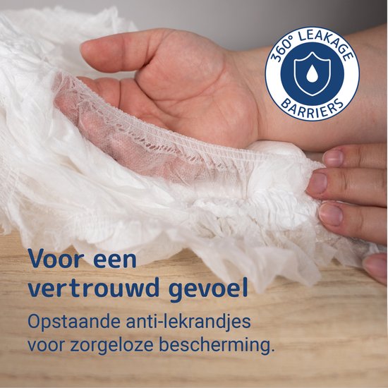 ABENA Pants Premium M1 - 15x Absorberend Broekje, te Dragen als Gewoon Ondergoed - Voor het Verlies van Flinke Scheuten Urine en (Dunne) Ontlasting - Heupomvang 80-110 cm - Absorptie 1400 ml