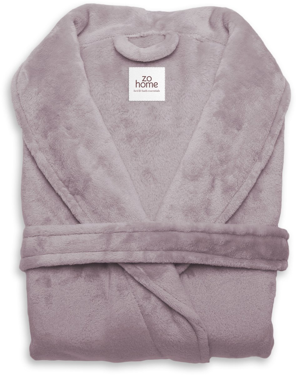 Zohome Badjas Cara - Kamerjas voor Dames en Heren - Maat XL - Ochtendjas - Geschikt voor de Sauna - Roze