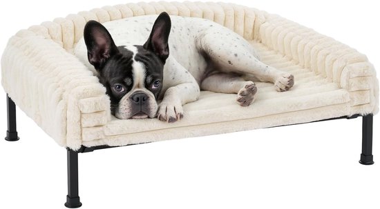 Pawhut Luxe hondensofa, hondenbank, kunstleer, kattensofa, hondenbed, dierenbed
