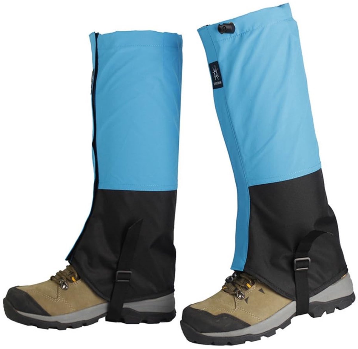 Waterdichte beenkappen Beenwarmers Geschikt voor bergbeklimmen Ademende beenbescherming Beschermt tegen sneeuw zand en modder Unisex Outdoor beenkappen voor volwassenen Hemelsblauw