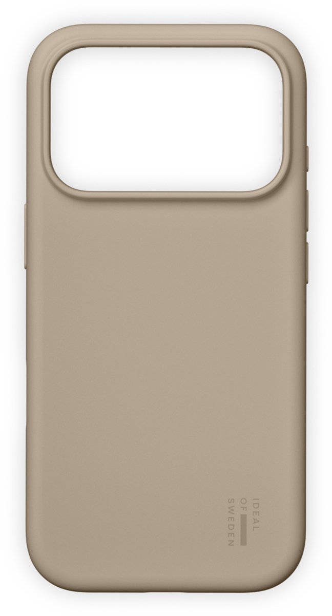 iDeal of Sweden Silicone Case geschikt voor MagSafe geschikt voor iPhone 17 Pro - Beige