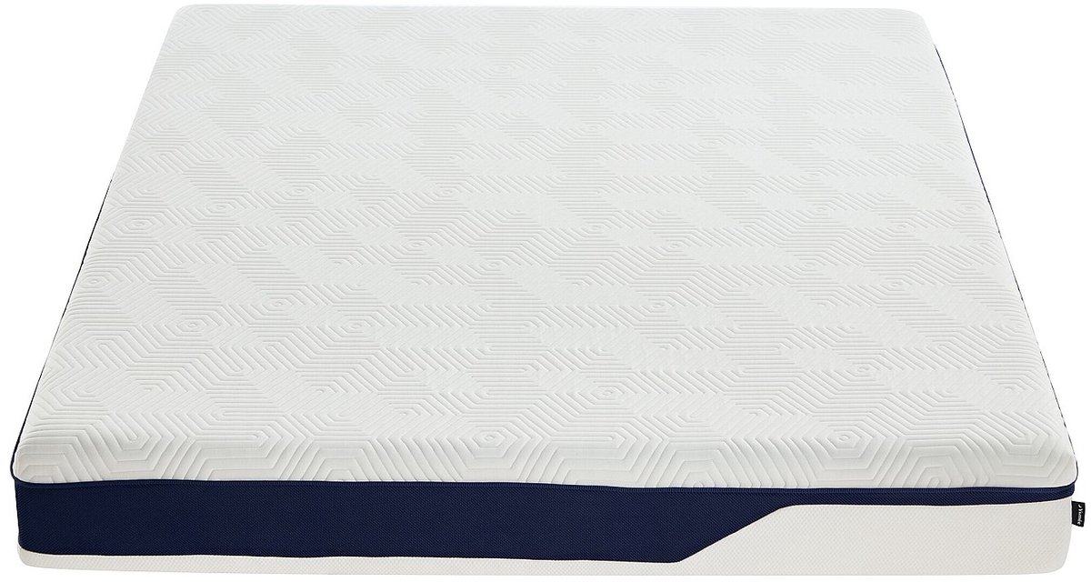 Vente-unique Matras 140 x 190 cm HD-schuim 7 zones van traagschuim en gel met afneembare hoes, dikte 22cm - FAGANI van YSMÉE L 190 cm x H 22 cm x D 140 cm