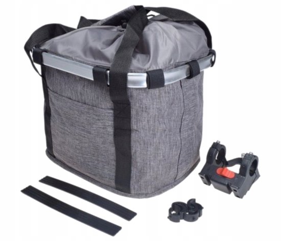 Bike Basket Fietsmand Voor Stuur – Afneembare Click On/Off Mand, Waterdicht En Licht (Max. 6 Kg) | Universeel Voor De Meeste Fietsen, Ideaal Voor Boodschappen Boodschappenmand Voor Fiets Lichtgewicht