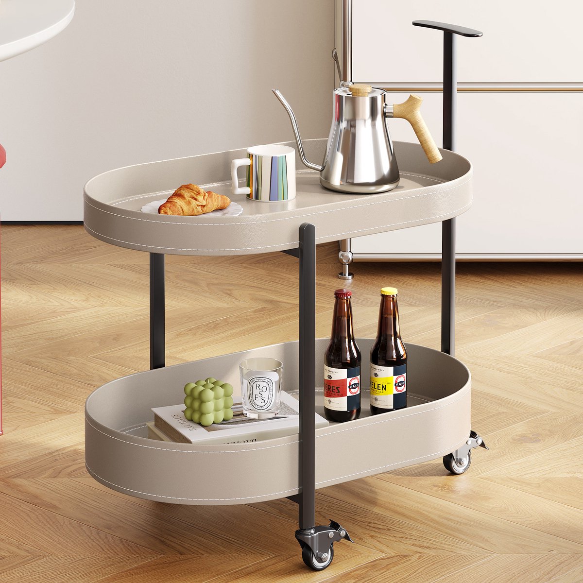Guyii Meubels Bijzettafels 60.8*34.6*64.5cm,Modern Bank Bijzettafels