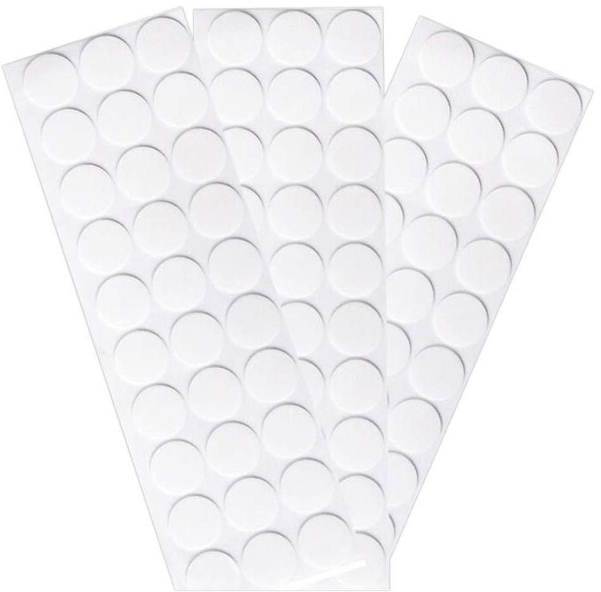 Cosensi - Transparante Dubbelzijdige Tape Stickers - Ronde Acryl - Waterdichte Kleine Stickers - Kantoor Thuis School