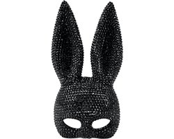 Bunny masker - sexy masker - glinsterende stenen - luxe masker - verleiding