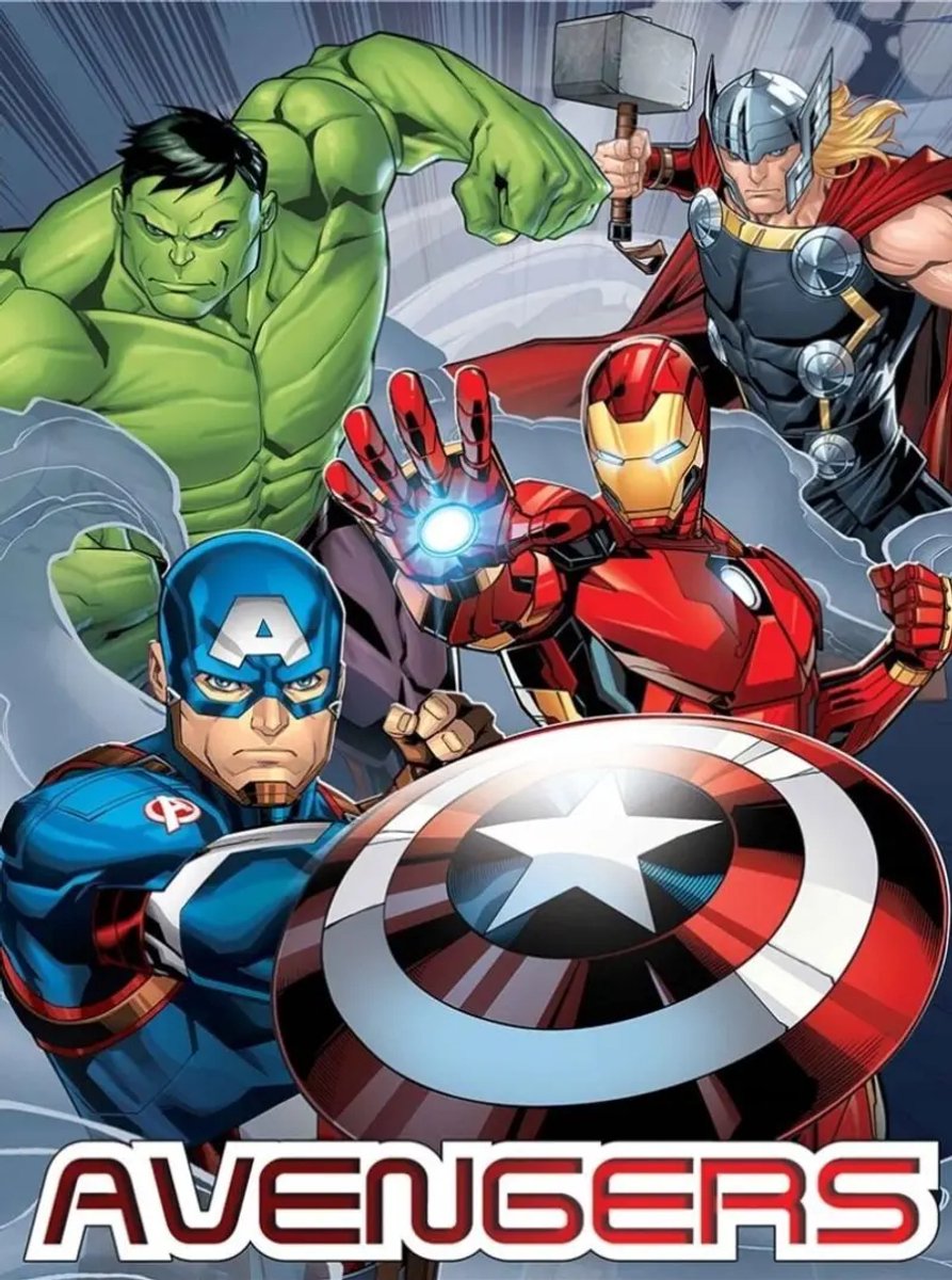Marvel Avengers fleece plaid 110 x 150 cm - polyester - pre order