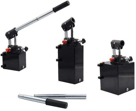 Pompe Hydraulique Manuelle CP-700 800CC Avec Manomètre - Pompe à Pression Pour Kit De Redressement Et Outils Hydrauliques