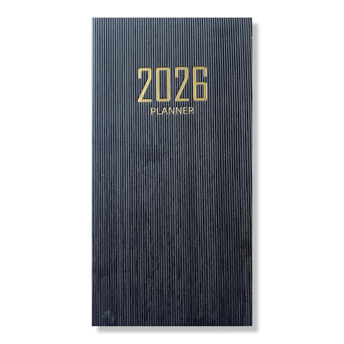2026 Pocket Agenda - Weekagenda 7D/2P - Softcover Zwart - 9,5x17,3cm