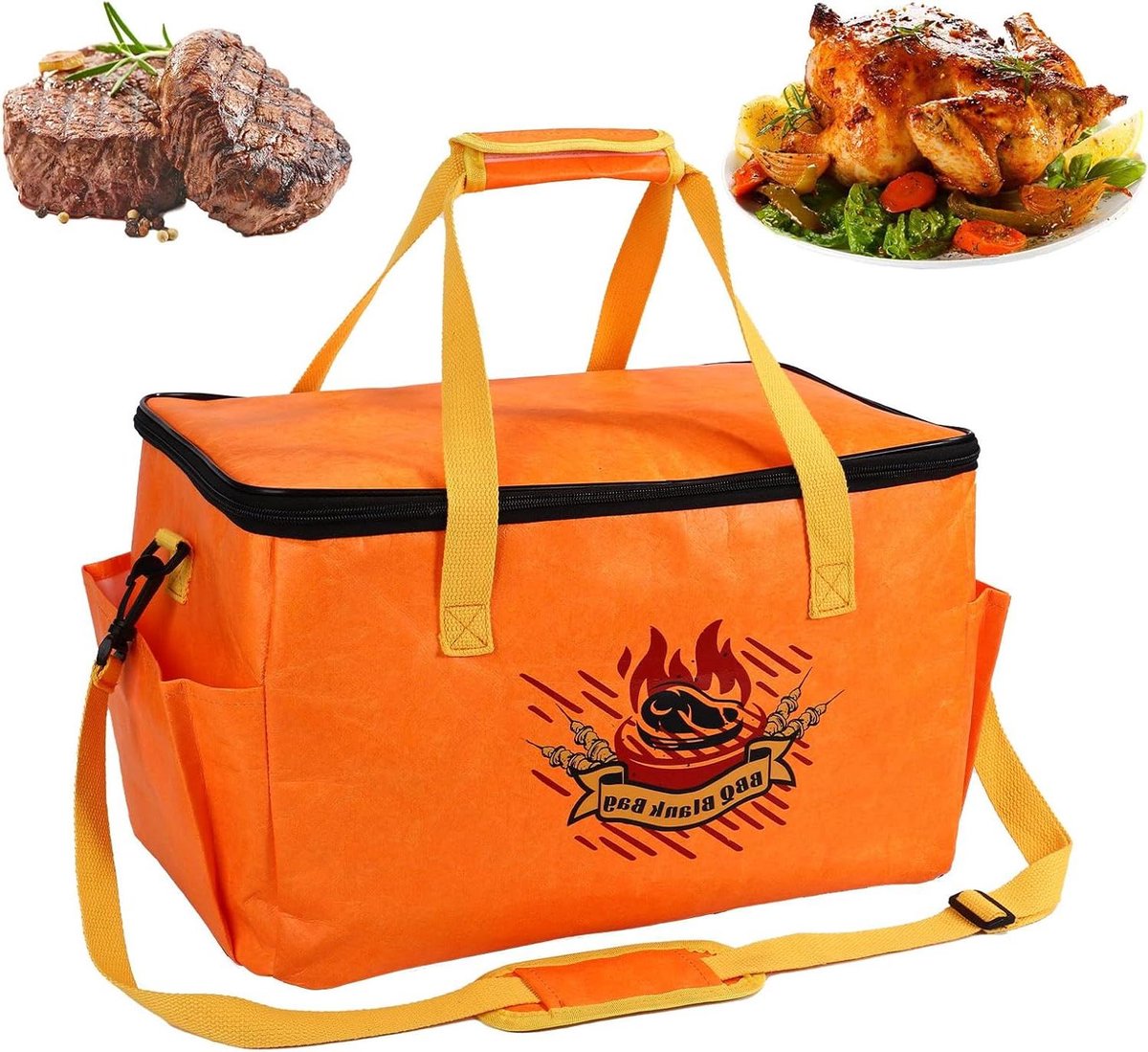 Cosensi - BBQ Deken voor Vlees Rusten en Barbecue Tas, Herbruikbaar en Vouwbaar, Isolatie voor Buiten Familie Grill Feest.