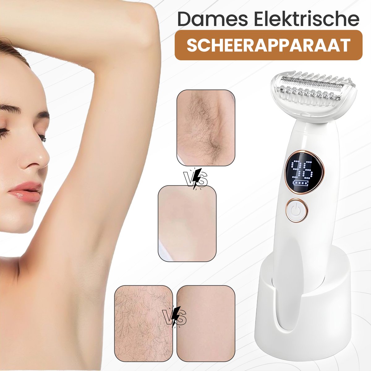 Azorix 8-in-1 Ladyshaver Waterdicht thumbnail 5