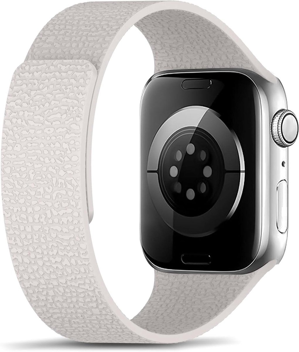 Cosensi - Siliconen magnetische armband voor Apple Watch Series 10/9/8/7/6/5/4/SE/3/2/1 - 38-42 mm - Sterrenlicht