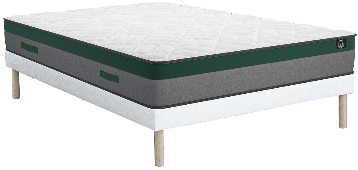Vente-unique Set bedbodem + matras met pocketveren PRESTIGE van YSMÉE - 160 x 200 cm