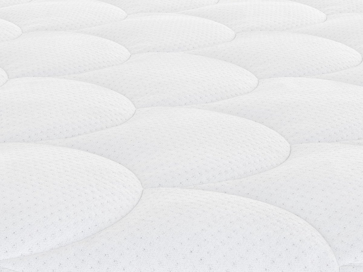 Vente-unique Set bedbodem + matras met pocketveren en geïntegreerd dekmatras CANTERBURY van YSMEE - 140 x 190 cm