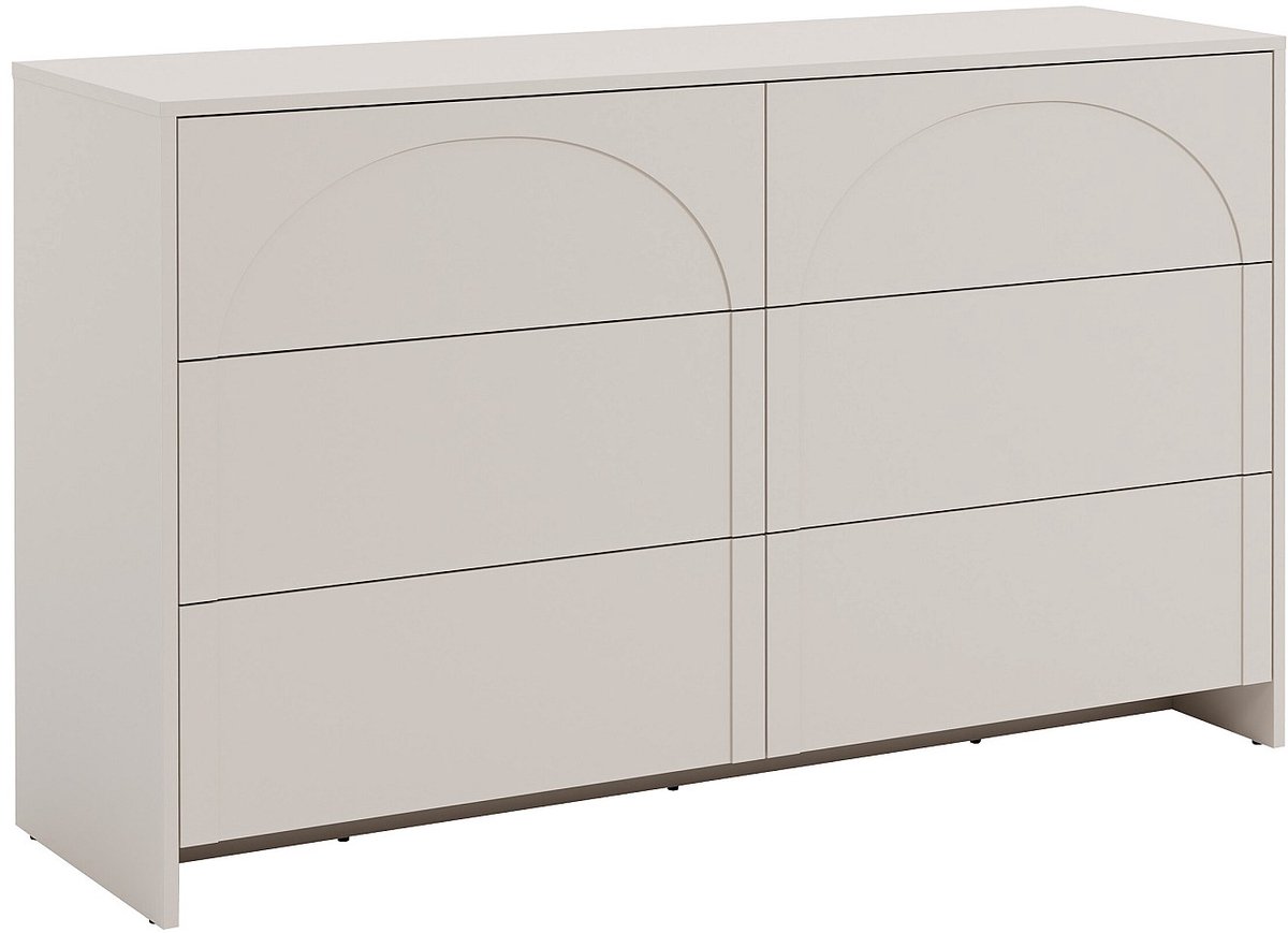 Vente-unique Ladekast 6 lades - MDF - Beige - NALYRA van Maison Céphy