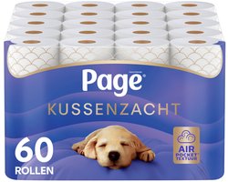 Page Toiletpapier Kussenzacht 3-laags - 60 rollen - Voordeelverpakking
