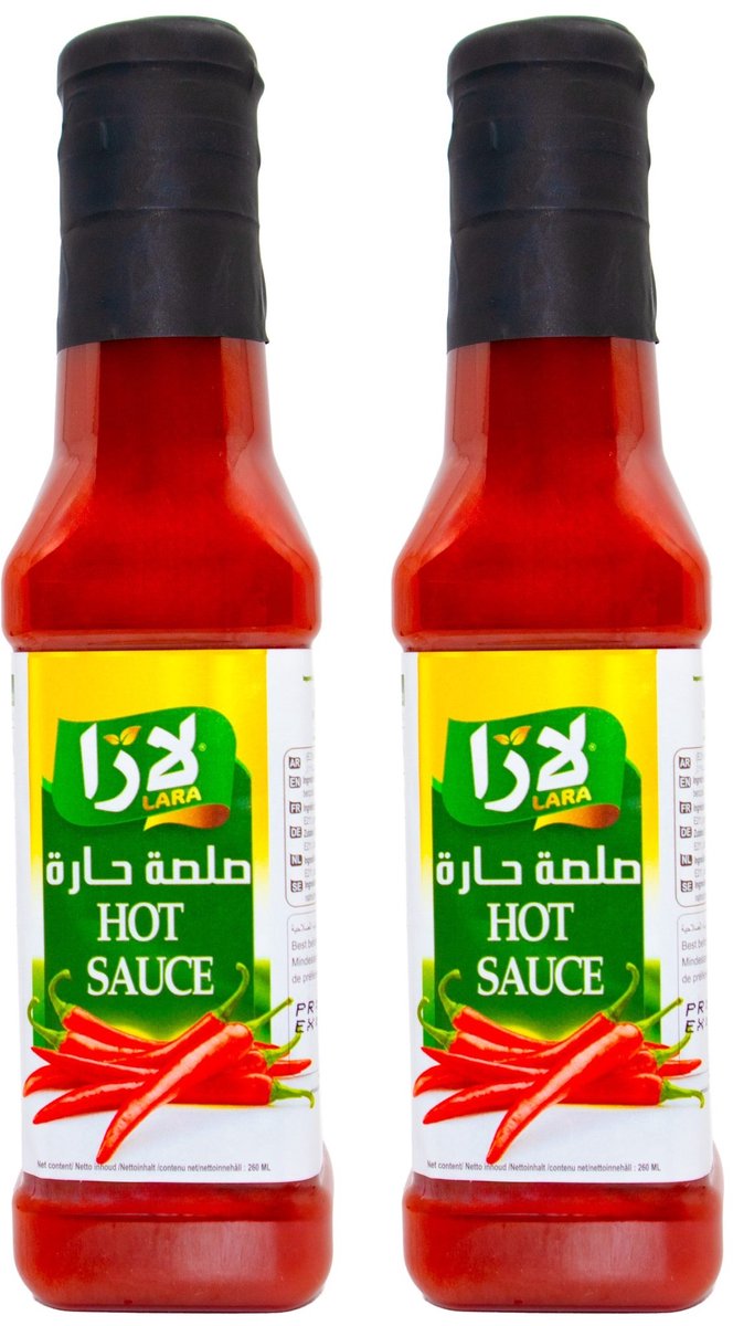 Lara Rode Scherpe Saus 2x260ML