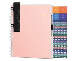 Agenda 2026 – A5 – Weekagenda – Hardcover – Roze