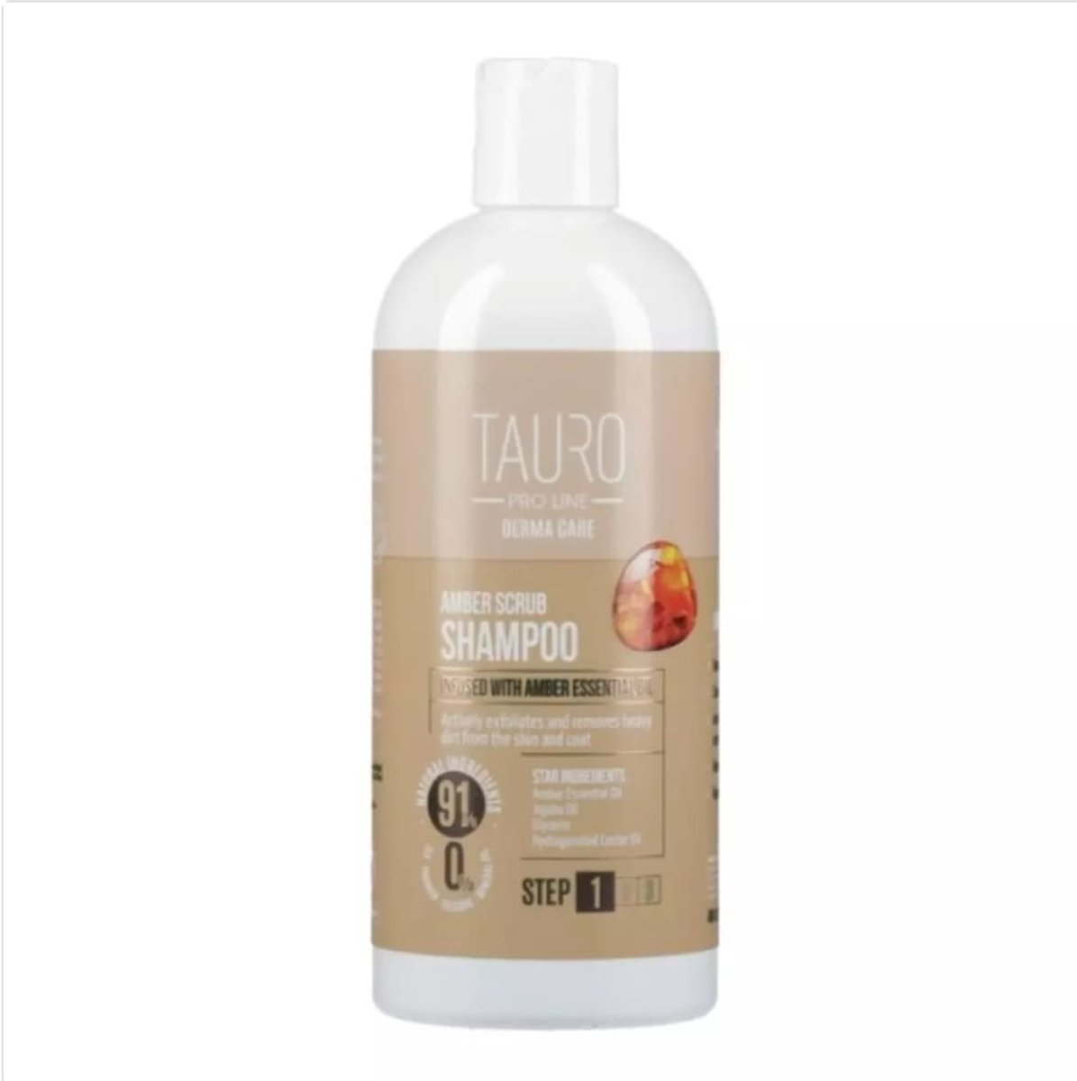 Tauro Pro Line Derma Care - Amber Scrub Shampoo - Scrub - hondenshampoo - natuurlijk