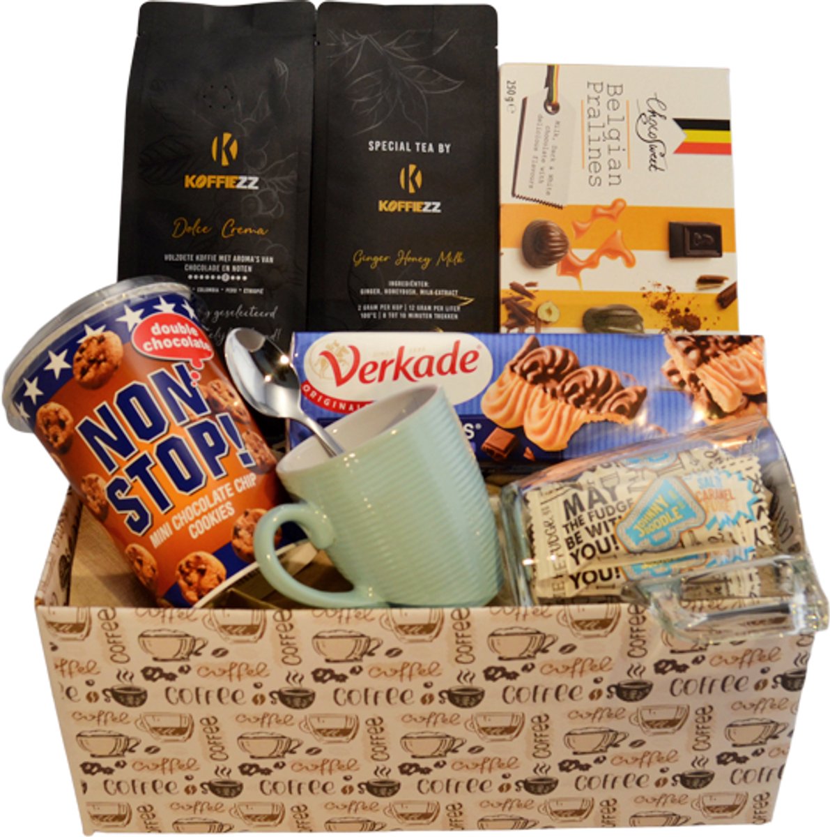 Koffiezz Koffie-thee geschenk `Delicious` met koffie en thee