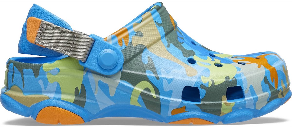 Crocs All Terrain Dino Camo Clog K Ocean Maat 37/38 US J5