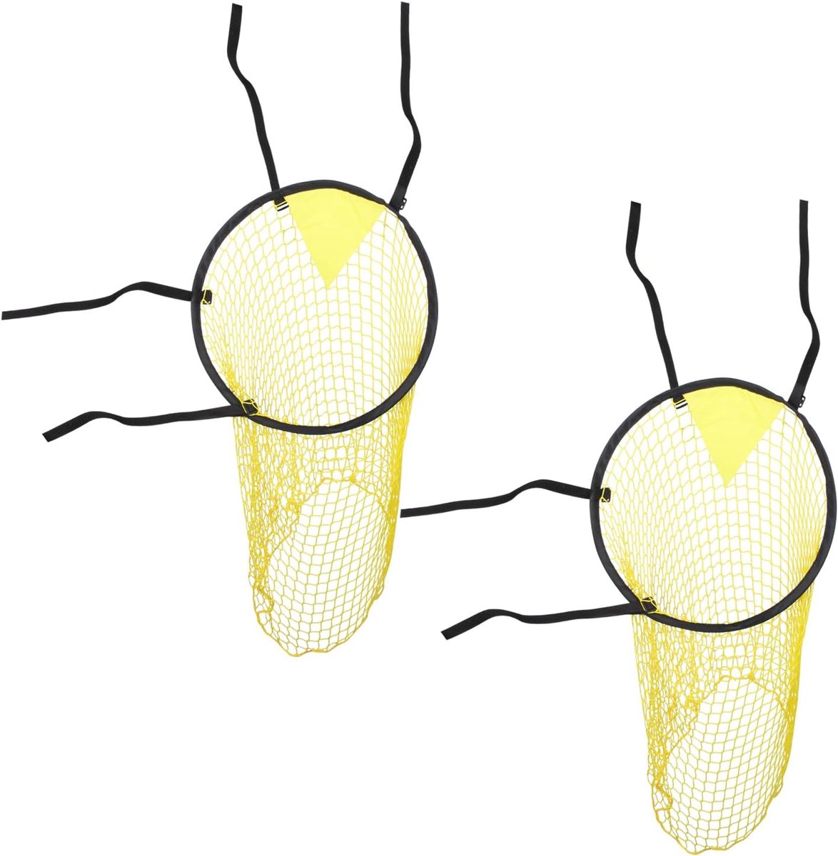 longziming -2-Pack Voetbal Doelnet – Trainings Doelnet voor Precisieschoten 45 cm – Tophoek Doelzones met Frame, Gemakkelijk te Monteren – Ideaal Voetbaldoel Accessoire voor Schiettraining & Nauwkeurigheid