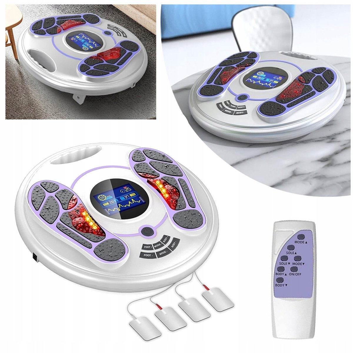 Massage Elektrisch Voetmassageapparaat met 25 Programma's - afbeelding 2