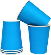 KURTT 200x Koffiebekers to go (extra stevig) - Koffiebeker karton bruin - 8oz/200ml - drinkbekers, wegwerpbekers, papierenbeker
