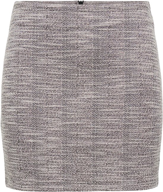 Jacqueline de Yong Rok Jdylissy Mini Skirt Jrs 15363194 Cloud Dancer/pastel Multi Dames Maat - XL