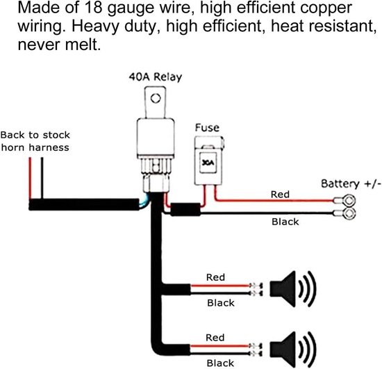 Autorelais standaard 12V-40/30A met steun | Bestel online bij HOD