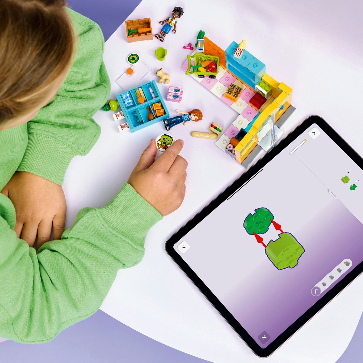 LEGO Friends Heartlake City Buurtsupermarkt - 4 poppetjes thumbnail 2