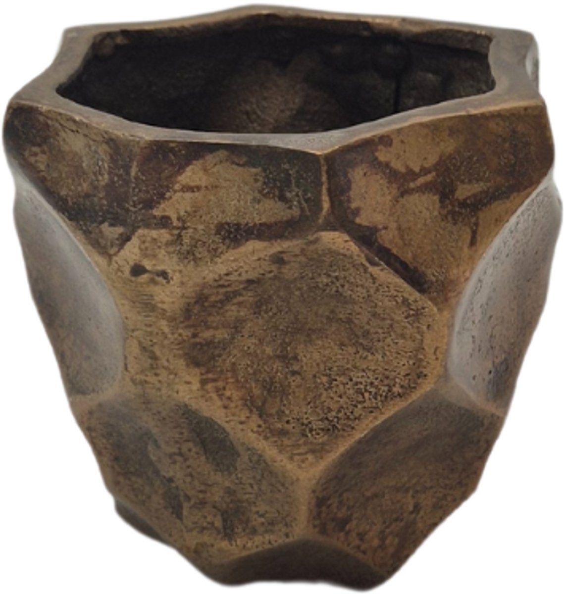 Deco4yourhome® - Pot - Vierkant - Square - Metaal - Goud