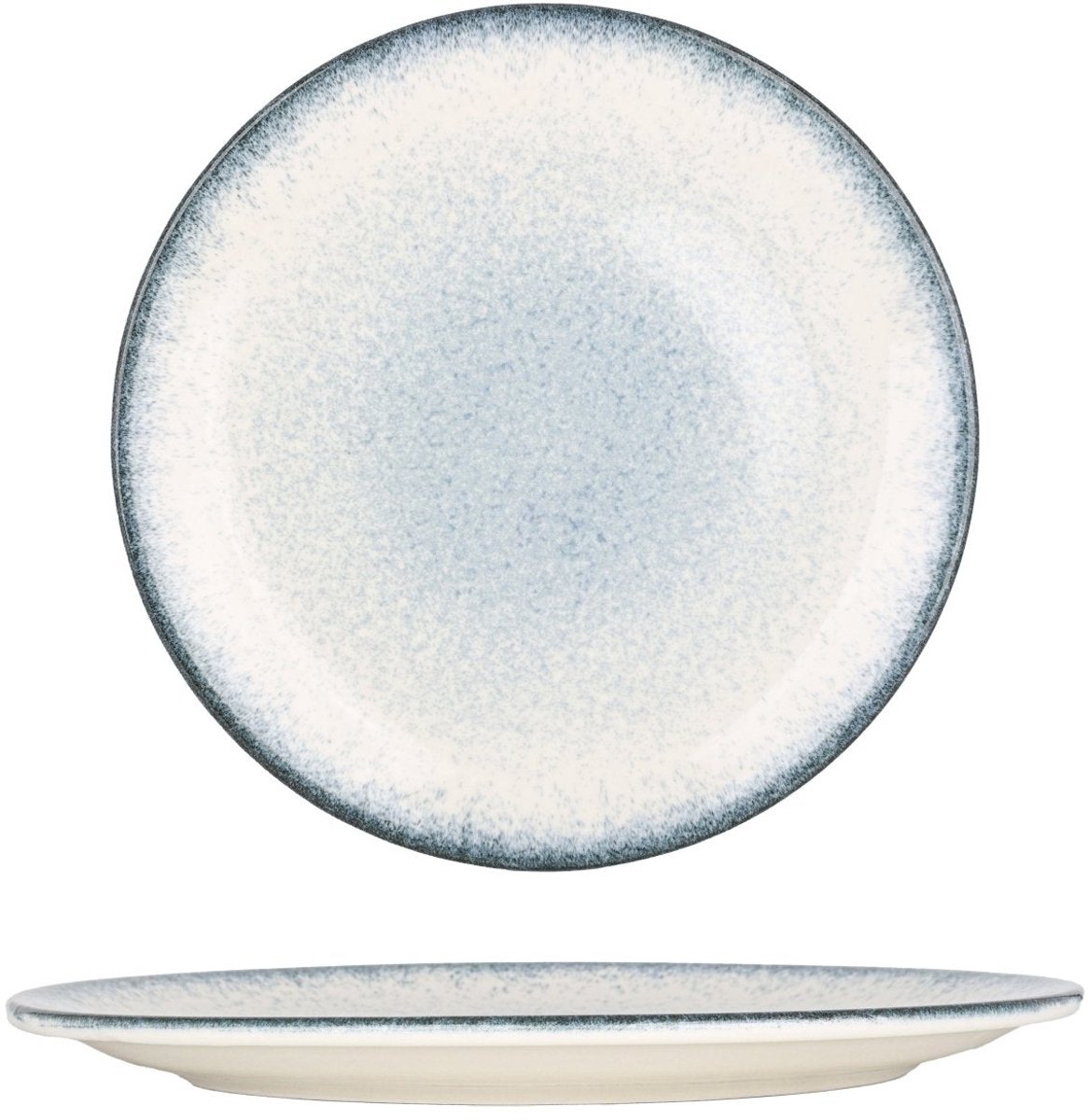 By Bone Dinerbord - Occhio - Porselein - 25 cm - set van 6