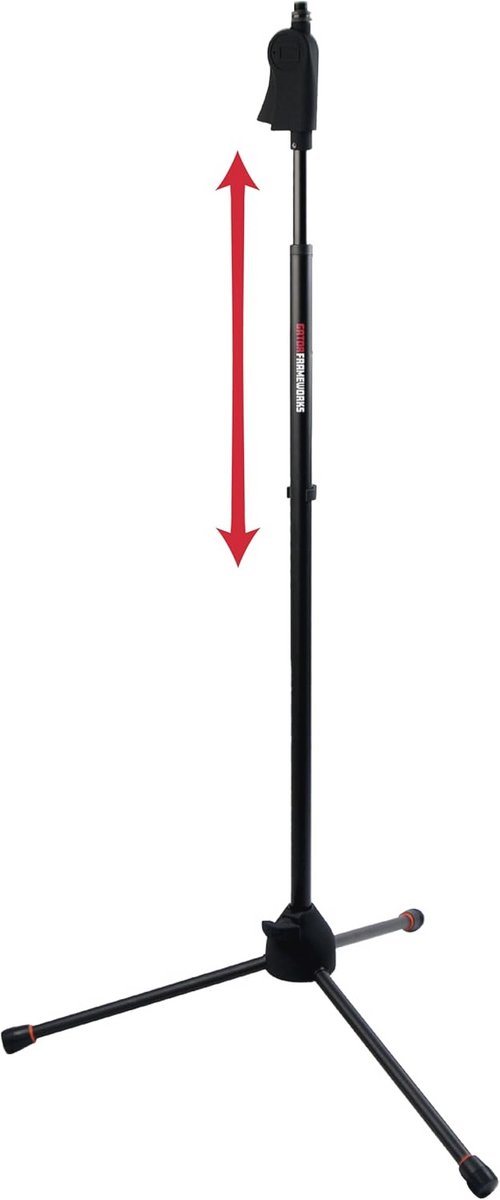 Deluxe Driepoot Microfoonstatief met Hoogteverstelling