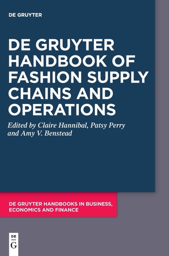 De Gruyter Handbook of Fashion Supply Chains and Operations - cover