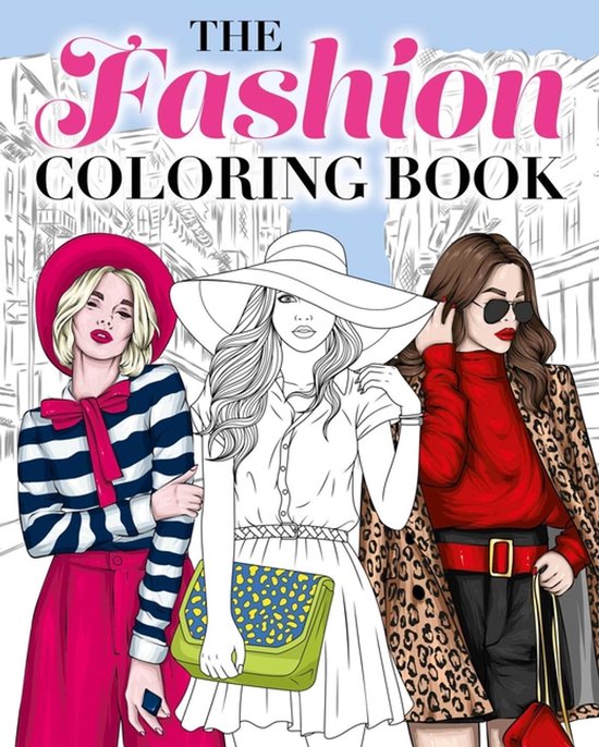 Sirius Creative Coloring-The Fashion Coloring Book - cover