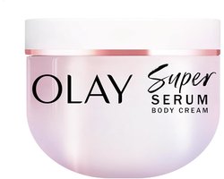 Olay Super Serum Body Cream for Dry Skin | Serumcomplex +5 ingrediënten voor Stralende Huid en Anti-Aging, 295g
