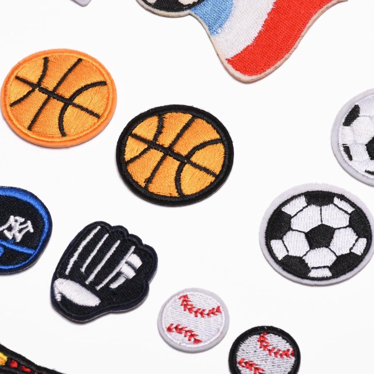 22pcs Voetbal Applique Patches - Iron On Voor T-Shirt - Jeans - Kleding - Tassen