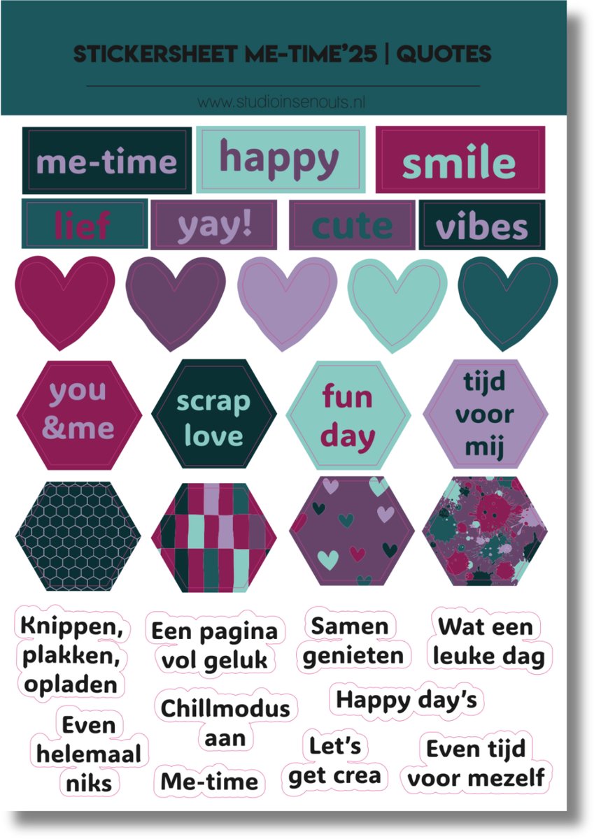 Stickervel Quotes | Me-Time'25