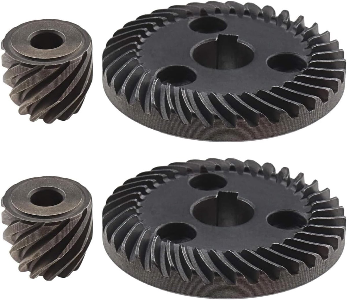 2 Sets 36-Teeth Gear 11 Tooth Spiral Oblique Pinion - Angle Grinder - Electric Tool - Vervangingsonderdeel voor Makita 9553-9555-9557-9558
