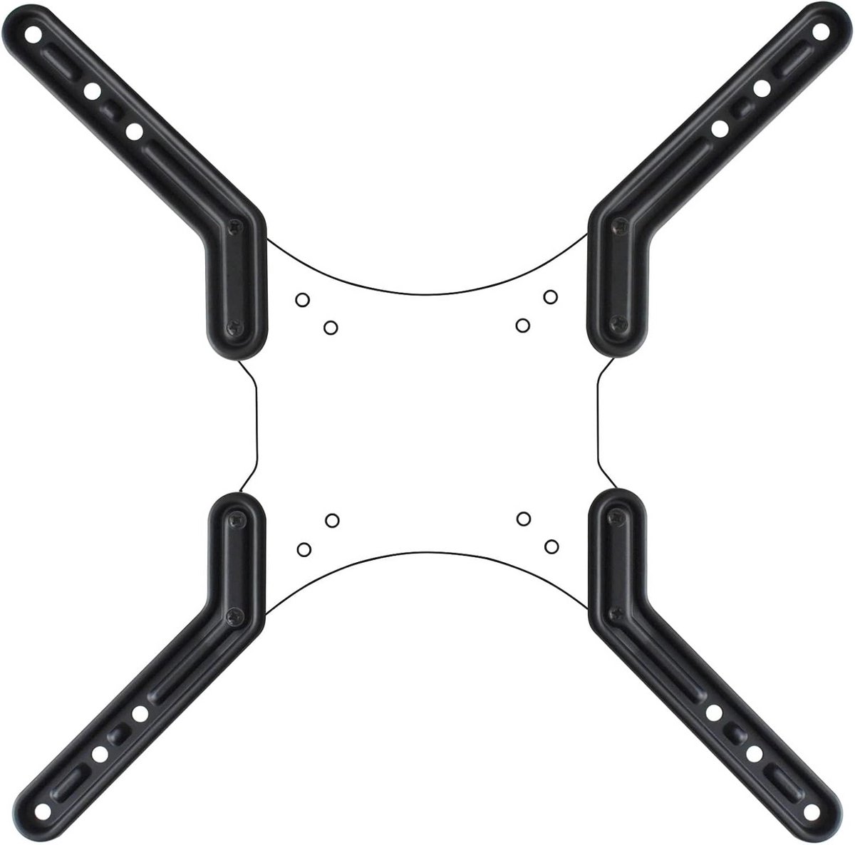 VESA Adapterplaten voor LCD LED OLED Plasma TV - Uitbreiding van VESA 200 naar 300 en 400 - Zwart of Wit