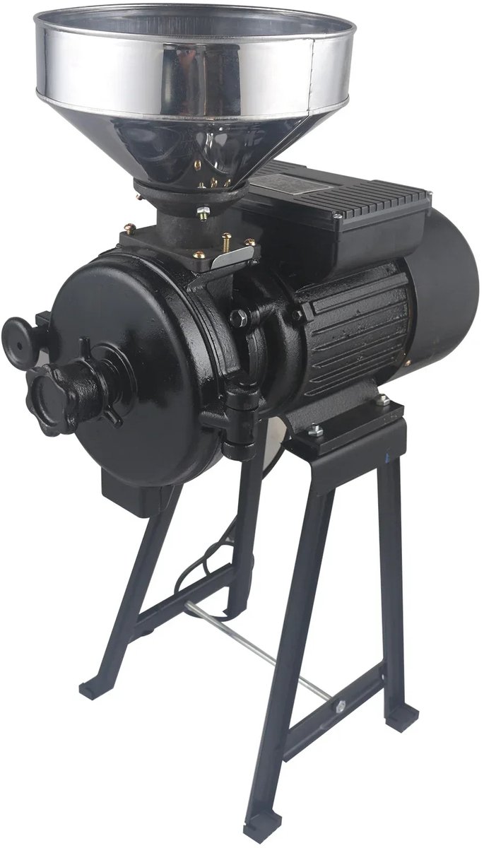 Benelux Select Graanmolen – Graanmolen Elektrisch – Graanmolens – 2200 W – Droog Graan En Bonen – Multi-inzetbaar - 58 x 43 x 80cm