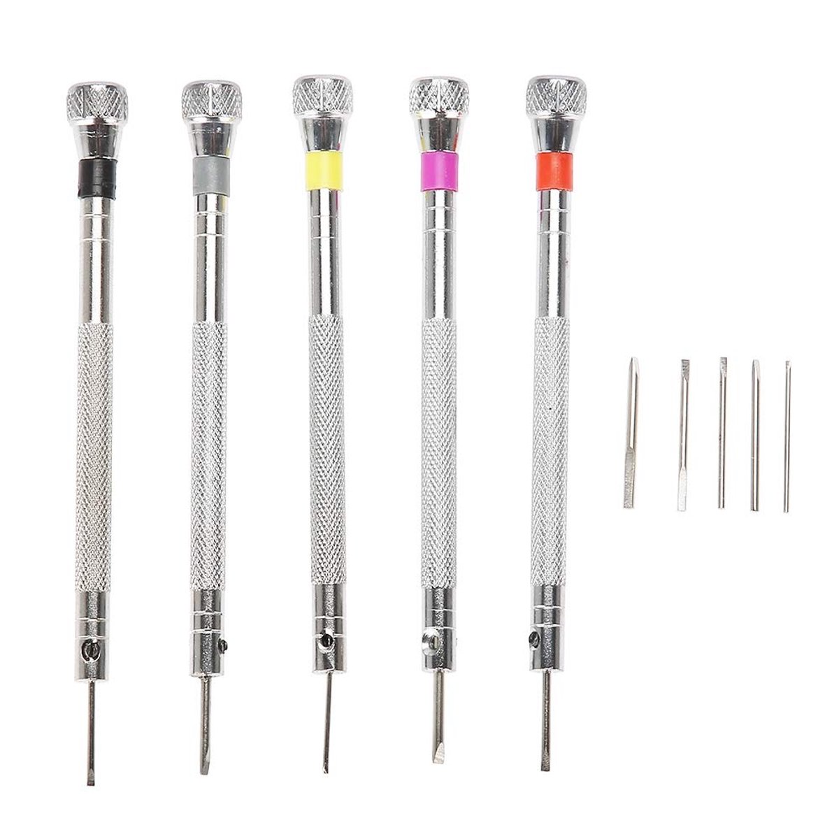5pcs Precisie Slotted Screwdrivers - Horloge Glazen - Precisie Instrument Reparatie Tool Kit