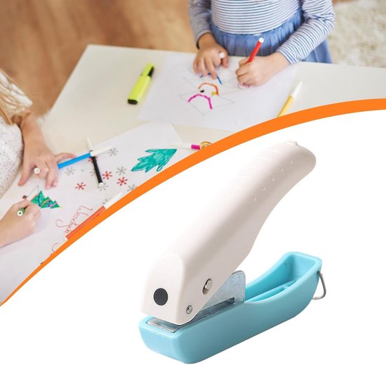 Lotbun 1-gats Perforator - Mini Handmatige Pons Voor Papier, Karton En Plastic, Ideaal Voor Fotoalbums En Bladwijzers